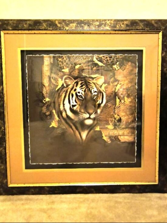 Home Interiors Other - Frame Tiger Artwork